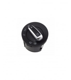 Buton comutator pentru Faruri  VW Golf 5 Passat B6 Golf 5 6 Jetta  cromat fara functie automata Cod:5ND941431B