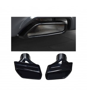 Ornament de toba compatibil BMW Seria 5 G30-Negru  Cod:D047BL