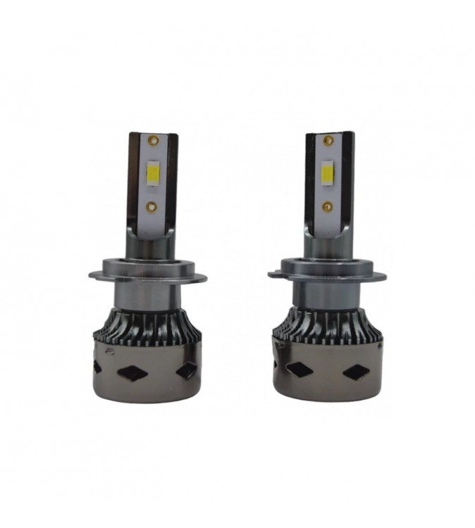 Set Bec LED  CHS-D8  - H11 - 55W - 5500 lumen-bec -6000k -12V CANBUS