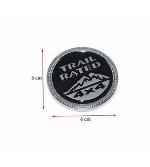 Ornament TRAIL 4X4  metalic diametru 6cm  Cod: JST-06