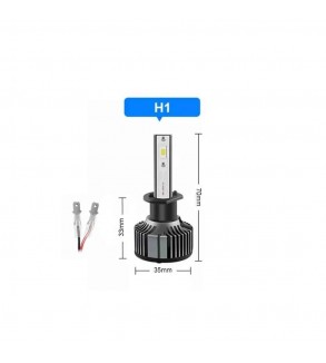 Bec cu F2 - H1 Putere: 28W  - 9600 lumen 6000k Voltaj: 12-24V CANBUS