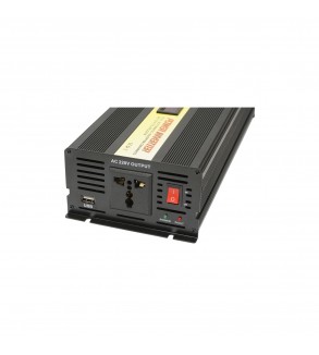 Invertor tensiune 12V-220V 2000W LCD cu USB Breckner Germany Cod: BK77003