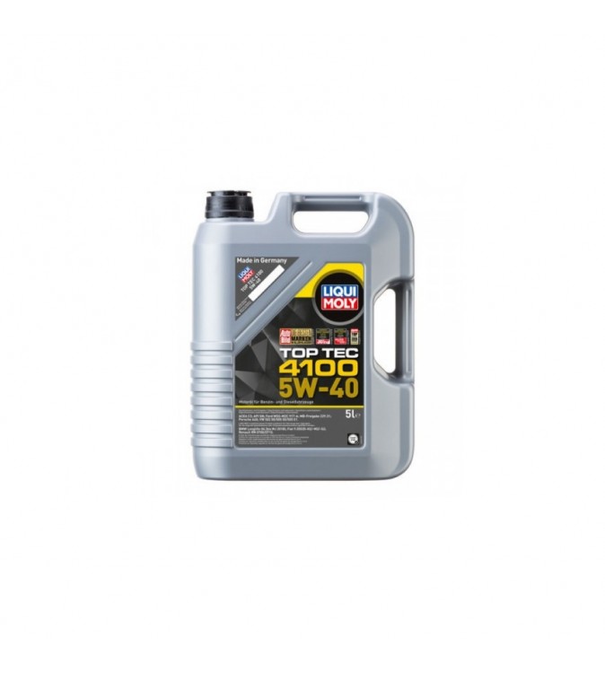 Ulei motor LIQUI MOLY Top Tec 4100 5W40 5 litri, sintetic Cod:9511