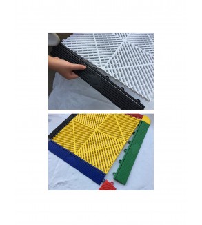 Margine pardoseala modulara  tip TATA  40x6x1,8cm  Culoare: Neagra Cod: PM10016