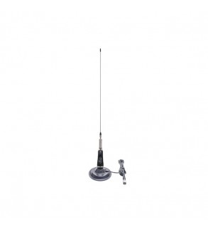 Antena CB PNI LED 2000, 90 cm, cu baza magnetica 145mm, 26-28 MHz, 500 Watt, ilumineaza in timpul emisiei