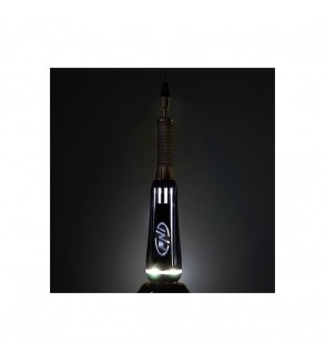 Antena CB PNI LED 2000, 90 cm, cu baza magnetica 145mm, 26-28 MHz, 500 Watt, ilumineaza in timpul emisiei