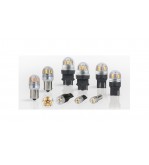 Bec 2 faze  T20 7443 W21-5W 15SMD 2835  12V CANBUS  nonpolar 320 lumen  Lumina alba Cod: SPT15-7443-W