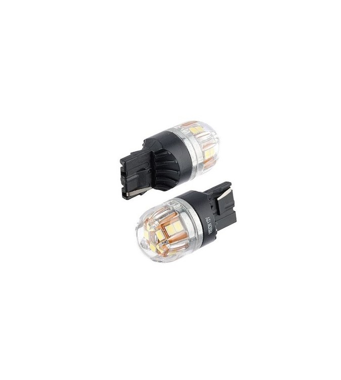 Bec o faza  T20 7440 W21W 15SMD 2835 12V CANBUS  nonpolar 320 lumen  Lumina alba Cod:SPT15-7440-W
