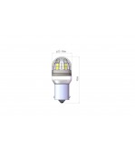 Bec o faza  BA15S P21W T.V. 15SMD 2835  12V CANBUS  nonpolar 320 lumen- Lumina alba  Cod: SPT15-1156-W