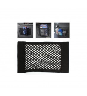 Plasa elastica - organizator portbagaj tip buznar cu scai si banda dublu adeziva L  25*50cm Cod: EM-50