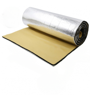 Rola insonorizant auto cu aluminiu si adeziv grosime 10mm,1mx10m Cod:023AL