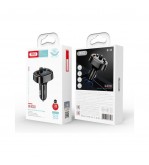 Modulator MP3 SMART cu functie handsfree auto Bluetooth si incarcator auto QC 3.0, 2x USB, 18 W 12V-24V Cod: XO-BCC03