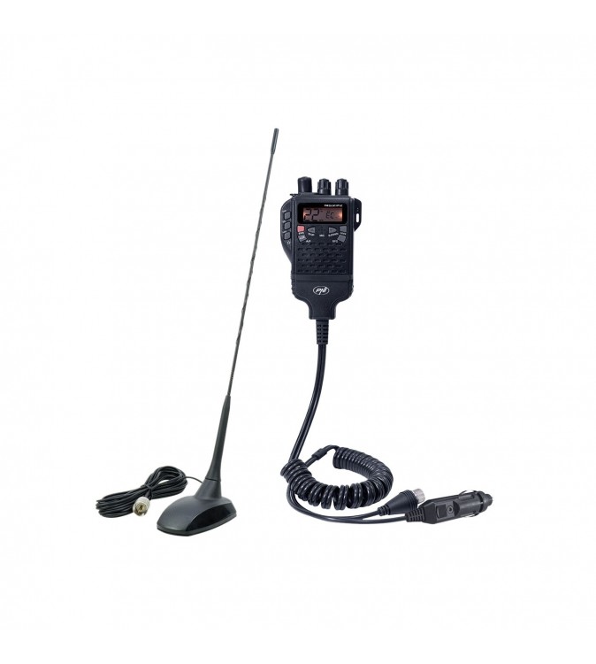 Kit Statie radio CB PNI Escort HP 62 si Antena PNI Extra 48 cu magnet inclus, ASQ, RF GAIN Kit Statie radio CB PNI Escort HP 62 si Antena PNI Extra 48 cu magnet inclus, ASQ, RF GAIN