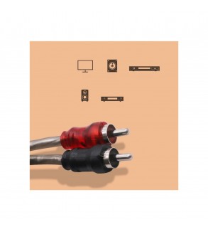 Set cablu RCA -lungime 5m Cod:K6-5M