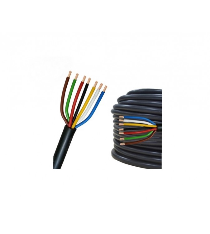 Cablu instalatie remorca 7 fire - 7x1,5mm (pret pe metru) Cod:GZ715 Cablu instalatie remorca 7 fire - 7x1,5mm (pret pe metru) Cod:GZ715