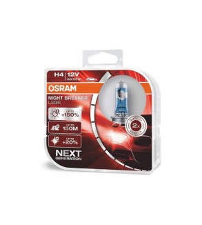 Bec OSRAM H4 Night Breaker Laser 150% 12V 55W Cod:114318