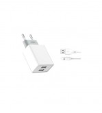 Incarcator retea USB Quick Charge QC3.0 18W cu cablu  compatibil Lighting (Iphone  )  Cod:XO-L119A