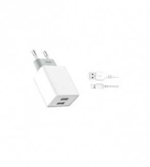 Incarcator retea USB Quick Charge QC3.0 18W cu cablu  compatibil Lighting (Iphone  )  Cod:XO-L119A