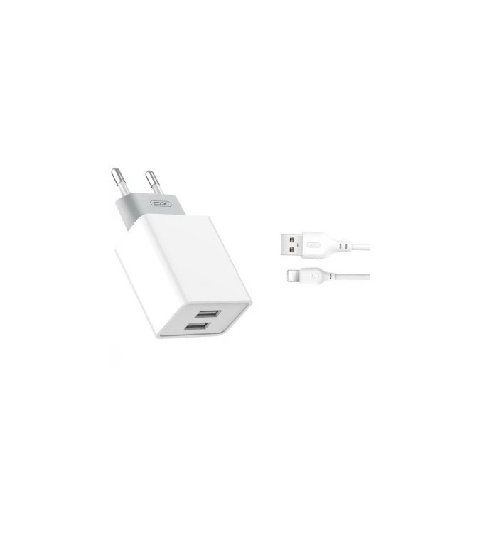 Incarcator retea USB Quick Charge QC3.0 18W cu cablu  compatibil Lighting (Iphone  )  Cod:XO-L119A