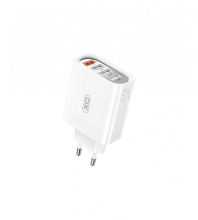 Incarcator retea 4 USB : 1USB Quick charge QC3.0 + 3USB 2.4A  Cod:XO-L100