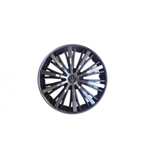 Set 4 capace roti model EVO negru+gri antracit 16"  Cod: WM1-1GR-16