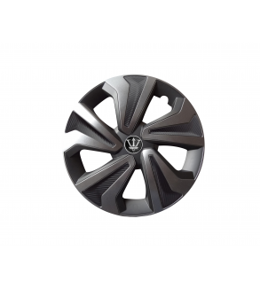 Set 4 capace roti model EVO  negru+gri antracit 15" Cod: WK1-1GR-15