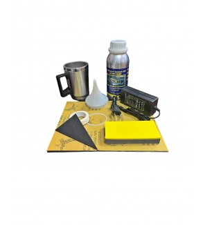 Kit restaurare faruri polimer cana aluminiu in cutie 12V  Cod: 14251-3