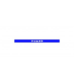 Abtibild parasolar "POWER" parbriz-luneta  diverse culori Cod: DZ-PRS-PW - Gri DZ-PRS-PW04