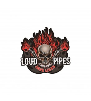 Abtibild " LOUD PIPES" Cod: XL-12