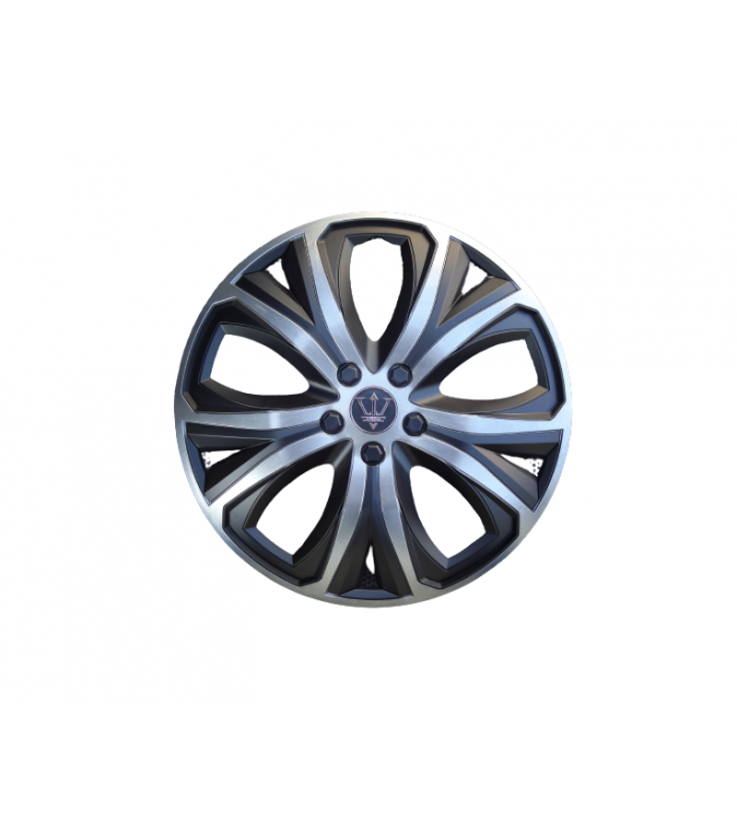 Set 4 capace roti model EVO negru+gri antracit 15" Cod: WS1-1GR-15 Set 4 capace roti model EVO negru+gri antracit 15" Cod: WS1-1GR-15