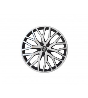 Set 4 capace roti model EVO negru+argintiu 15" Cod: WF3-1SL-15