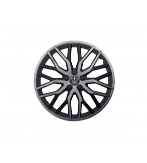 Set 4 capace roti model EVO negru+gri antracit 16" Cod: WF1-1GR-16