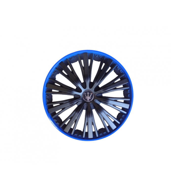 Set 4 capace roti model EVO negru+albastru 15" Cod: WM4-1BL-15 Set 4 capace roti model EVO negru+albastru 15" Cod: WM4-1BL-15