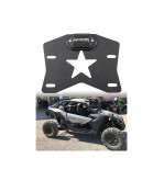Suport numar inmatriculare cu lampa LED  ATV-UTV compatibil MAVERICK  Cod: RZR-064