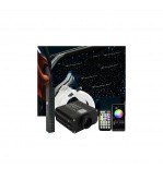 Kit fibra optica LED RGB+W plafon instelat cu efect meteorit (Stea Cazatoare) 760 fire ,3m 12V   Cod: HH-76023