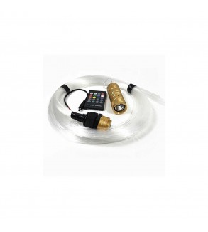 Kit fibra optica plafon instelat LED RGB cu telecomanda 0,75mm 500 fire 3 metri 12V  Cod: HH-5003