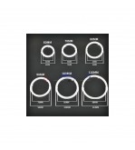 Inele angel eyes LED COB 12V waterproof -culoare Alb  Diametru: 90 mm  Cod: HH-YG90W