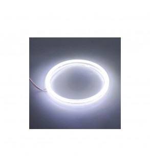 Inele angel eyes LED COB 12V waterproof -culoare Alb  Diametru: 90 mm  Cod: HH-YG90W