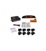 Sistem 8 senzori  parcare  si display 12V PREMIUM  Cod:XD066
