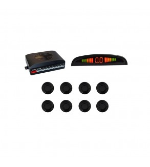 Sistem 8 senzori  parcare  si display 12V PREMIUM  Cod:XD066