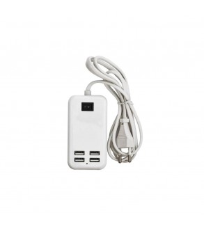 Incarcator retea cu 4 porturi  USB   2A ,15W MIV