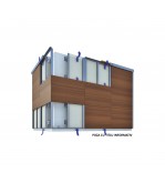 Structura aluminiu pentru prindere ascunsa 1mÂ² placa HPL
