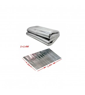 Insonorizant aluminiu cu adeziv  grosime 15mm, 1,4mx1m  Cod: 025-15