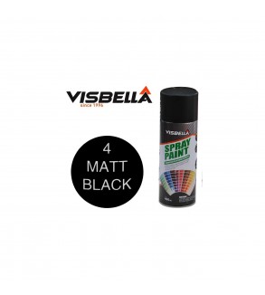 Spray vopsea Visbella Negru Lucios 400ml Cod: 39