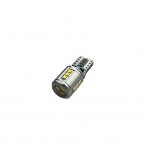 Bec T10 W5W  15SMD 2616 12V CANBUS  Lumina alba Cod: NS-40103
