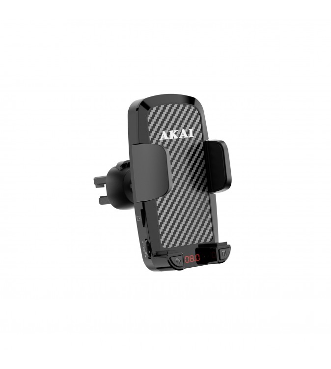 Suport telefon cu functie de transmitator FM incarcator si functie de blueooth Cod: FMT-C14BT Suport telefon cu functie de transmitator FM incarcator si functie de blueooth Cod: FMT-C14BT