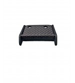 Masa de bord cu 2 suporti pentru pahare ,piele ecologica culoare Negru cusatura Rosie compatibila Renault Master - Opel Movano