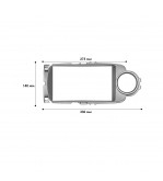 <![CDATA[Rama Navigatie 9 cu cablaj  compatibila Toyota Yaris P13 2011-2018 Cod: NV3220 - GR1]]>