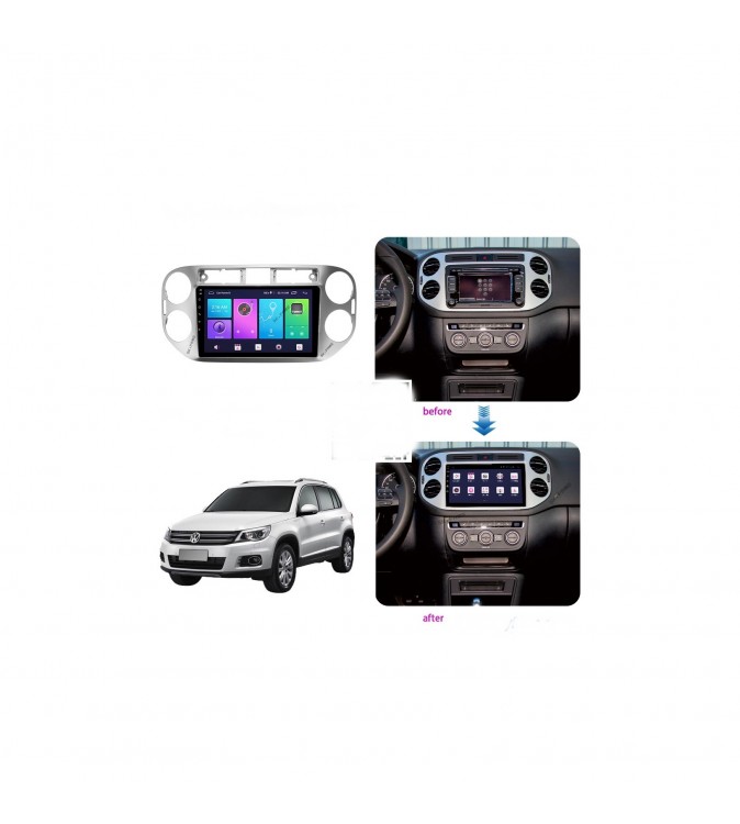 Rama Navigatie 9 cu cablaj si modul canbus compatibila VW Tiguan I 2007-2012  Cod: NV3244 - GR1