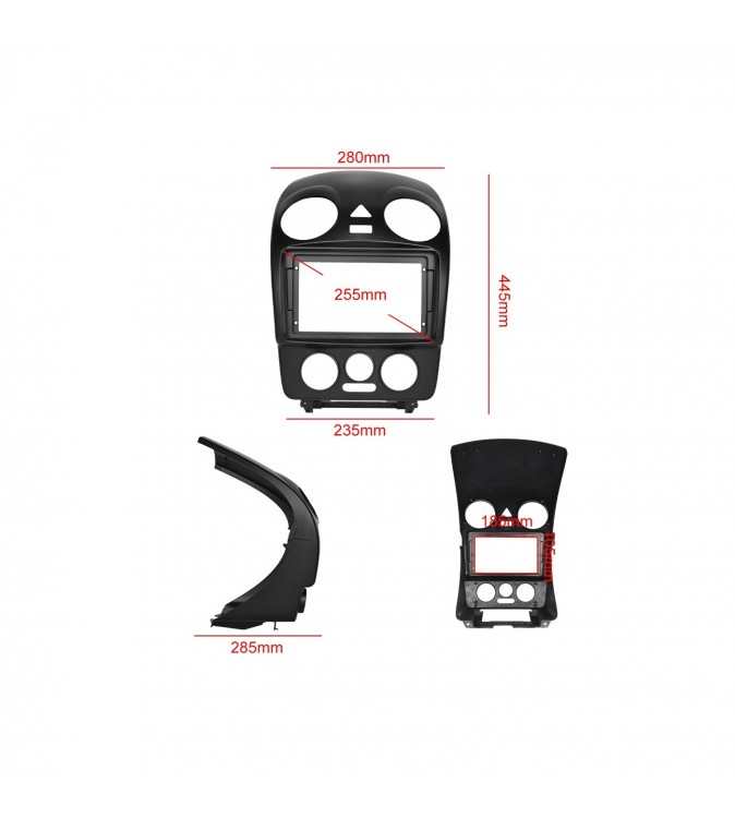 Rama Navigatie 9 cu cablaj  compatibila VW New Beetle 1998 - 2011 Cod: NV3237 - GR2
